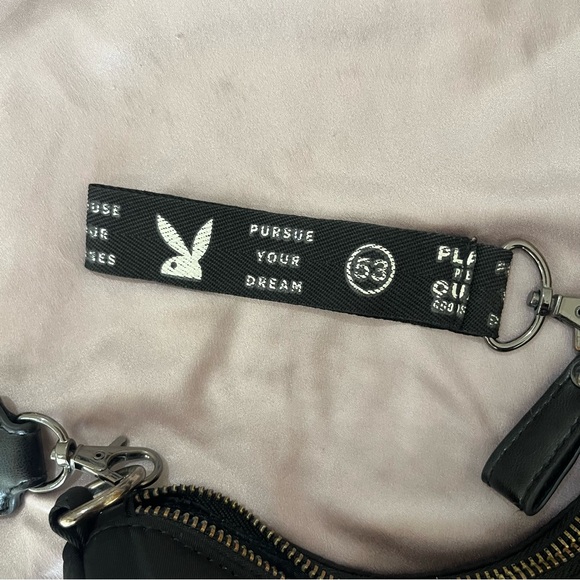 Black Playboy Crossbody Bag - Picture 3 of 6